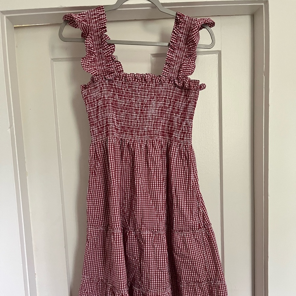 Hill house RARE nantucket red gingham dress